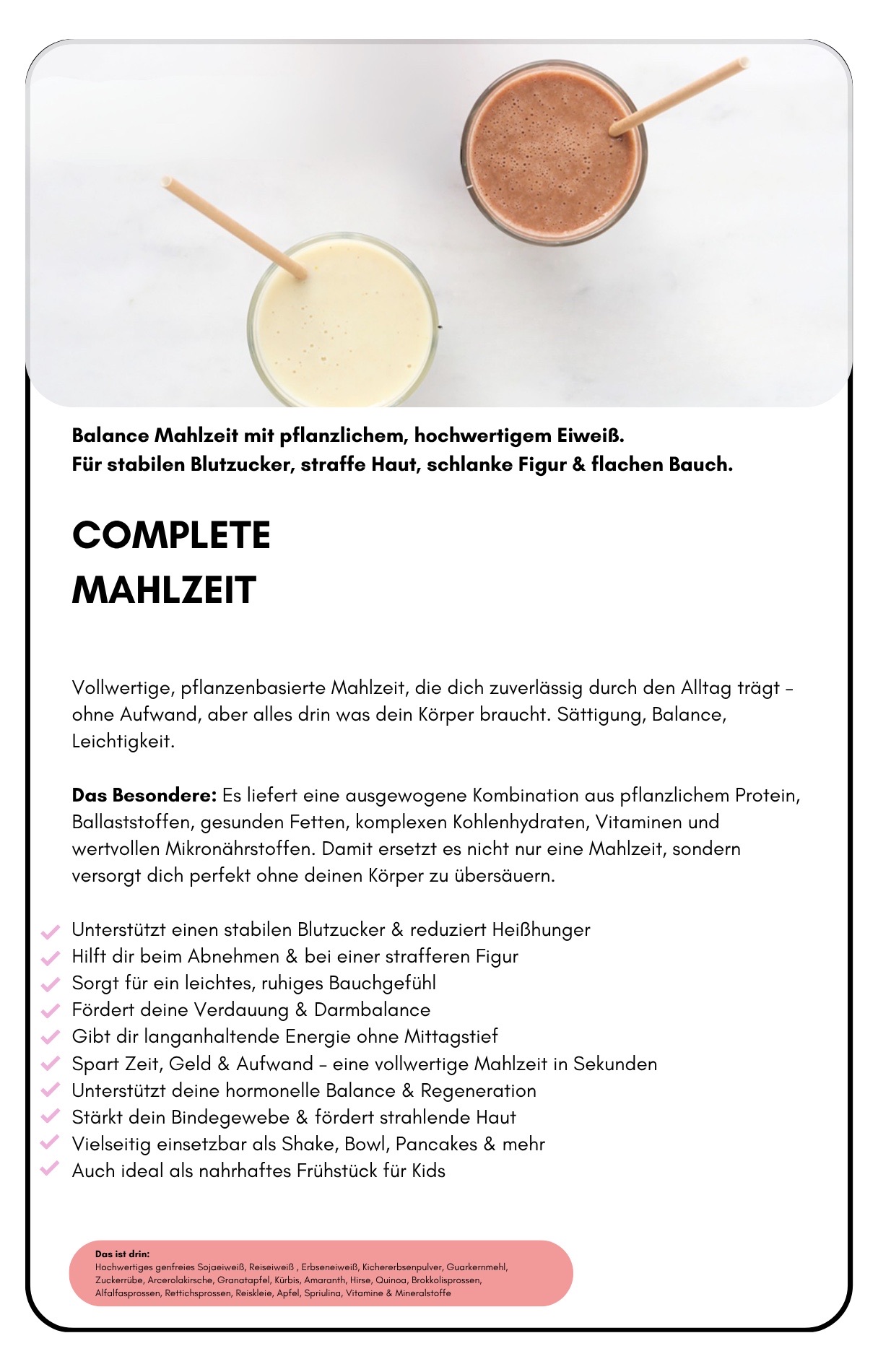 Complete Mahlzeiten