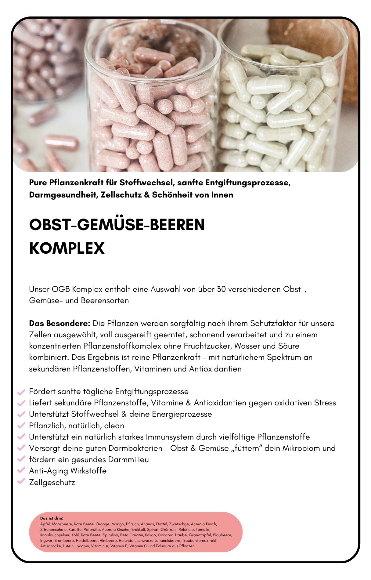 Obst-Gemüse-Beeren-Komplex